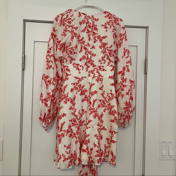 Keepsake the Label 100% Linen Fallen Long Sleeve Dress XS - Picture 8 of 15